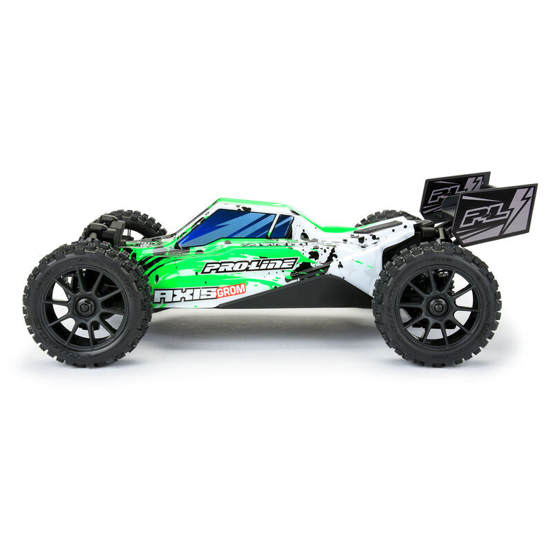 Pro-Line Limited Edition 1/14 Pre-Cut/Pre-Painted Axis Splat (Green/White) Body: Typhon GROM